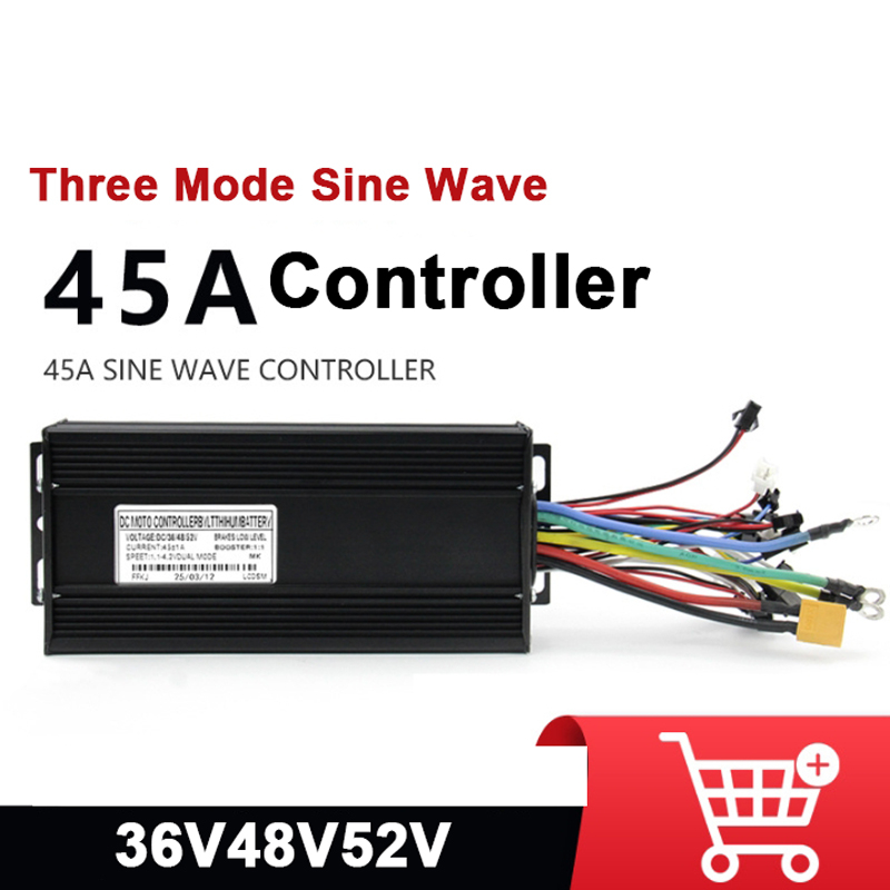 15-Tube Three Mode 45A SineWav - 72V 45A Dual Controller ulasan dan harga